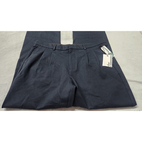 The Commons Men's Black 38X34 Ponte Pleated Relaxed Dress Pants NWT - Picture 1 of 11